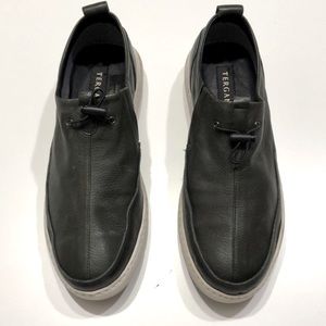 Dark green sports casual men shoes